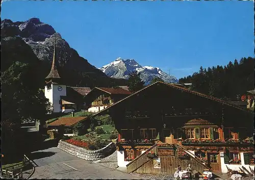 Gsteig Berner Oberland Pillon Pass Kat. Gsteig