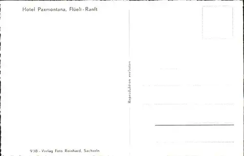 Flueeli-Ranft Hotel Paxmontana Kat. Flueeli-Ranft