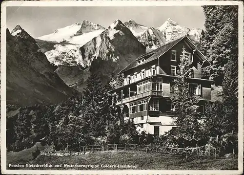 Bruenig BE Hotel Pension Gletscherblick Goldern-Hasliberg Kat. Bruenig