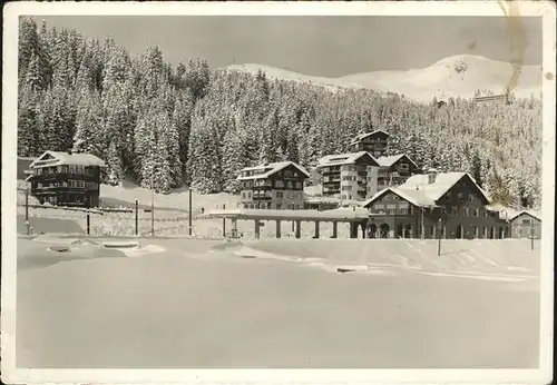 Arosa Bahnhof Winter Kat. Arosa