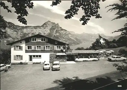 Filzbach Hotel Garni Cafe Seeblick Walensee Kat. Filzbach