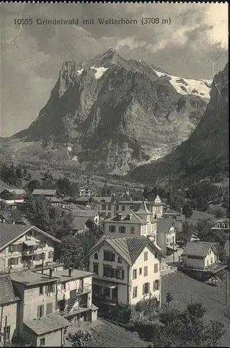 hw04880 Grindelwald Wetterhorn Kategorie. Grindelwald Alte Ansichtskarten