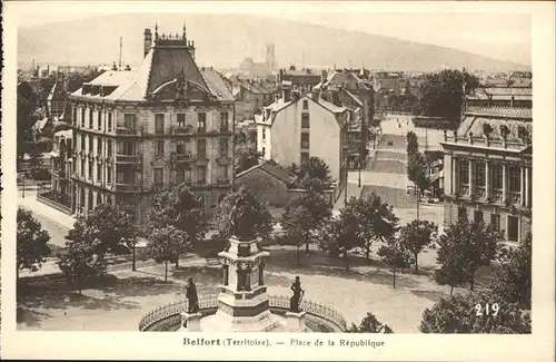 Belfort Belfort Place de la Republique Kat. Belfort