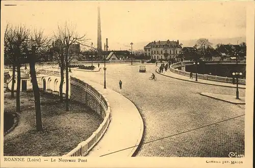 Roanne Loire Nouveau Pont Kat. Roanne