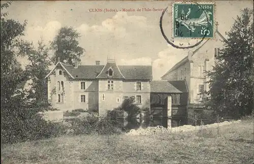 Clion Indre Moulin de Isle Savary Kat. Clion