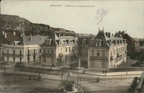 Belfort Belfort Prefecture Cercle militaire Kat. Belfort