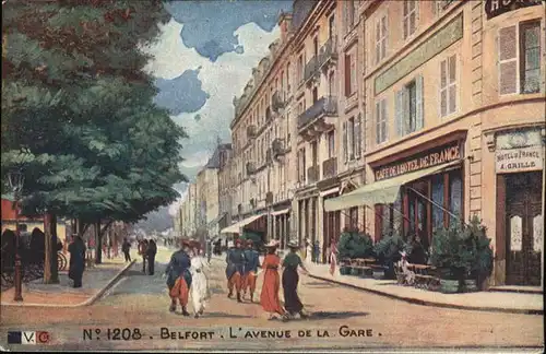 Belfort Belfort L Avenue Gare Kat. Belfort