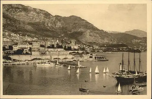 hw09883 Monte-Carlo le Port Kategorie. Monte-Carlo Alte Ansichtskarten