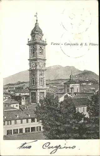 Varese Campanile di S. Vittore Kat. Varese