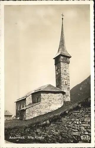 Andermatt Kirche  / Andermatt /Bz. Uri