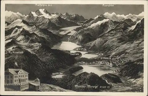 Muottas Muragl  / Muottas Muragl /Rg. St Moritz