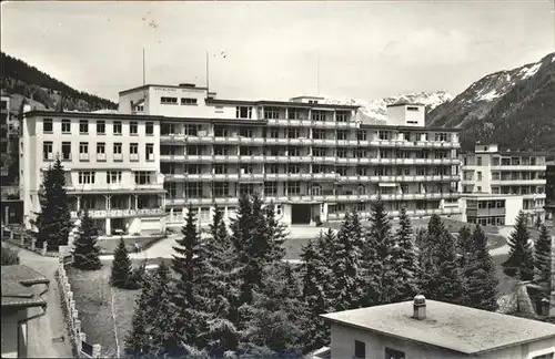 hw12200 Davos GR Nederlands Sanatorium Eugenia Kategorie. Davos Alte Ansichtskarten