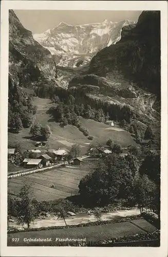 hw12262 Grindelwald Fiescherwand Kategorie. Grindelwald Alte Ansichtskarten