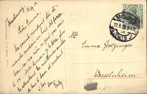 hw12391 Grindelwald Wetterhorn Kategorie. Grindelwald Alte Ansichtskarten