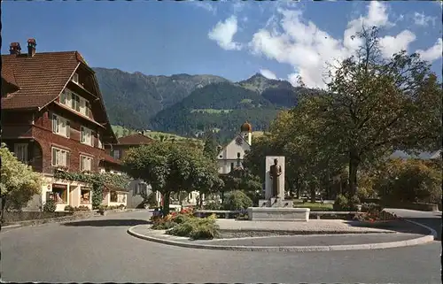 Sachseln OW Bruderklausenbrunnen Kat. Sachseln