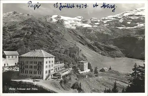 Titlis Engelberg Hotel Truebsee / Engelberg /Bz. Obwalden