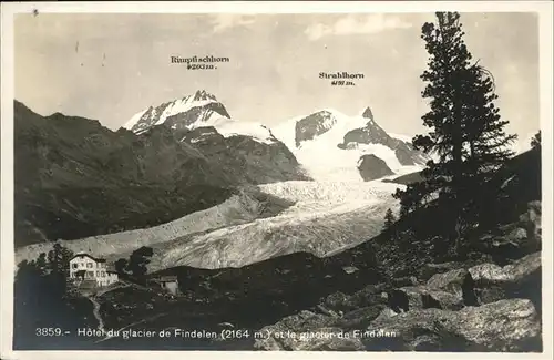 Findelen VS Hotel du Glacier / Findelen /Rg. Rhone