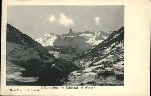 Spitzmeilen Schilstal Winter Kat. Spitzmeilen