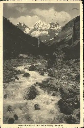 Oeschinen Bach Bluemlisalp Kat. Oeschinenhorn