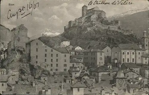 hw13118 Sion VS  Kategorie. Sion Alte Ansichtskarten