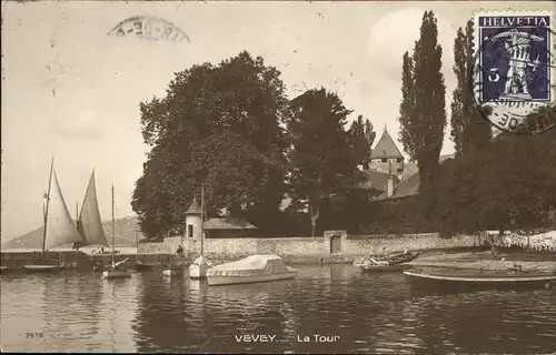 Vevey VD Schiff Kat. Vevey