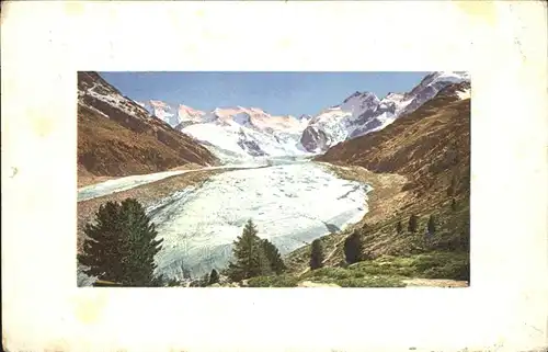 Morteratschgletscher Berninagruppe Kat. Morteratsch