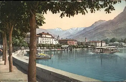 Lugano Schiff Kat. Lugano