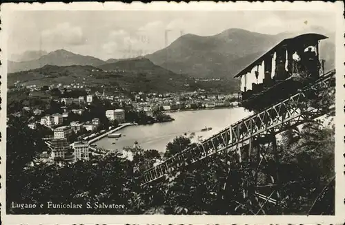 Lugano Funicolare San Salvatore Zug Kat. Lugano