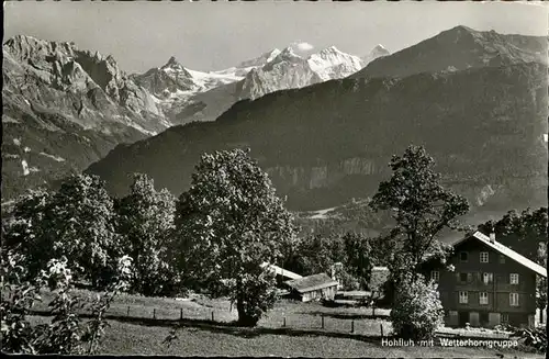 Hasliberg Hohfluh Hotel Alpenruhe Wetterhorngruppe Kat. Hasliberg Hohfluh