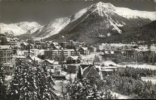 hw13819 Davos GR Rhaetikon Seehorn Kategorie. Davos Alte Ansichtskarten