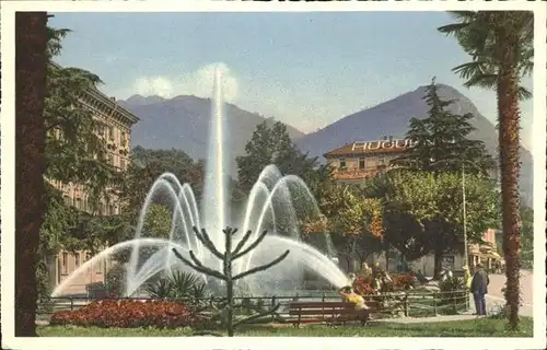 Lugano Springbrunnen Kat. Lugano