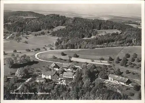 Turbenthal Fliegeraufnahme Kurhaus Gyrenbad Kat. Turbenthal