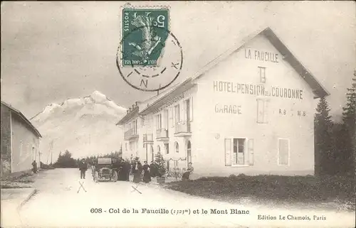 Mont-Blanc Col de la Faucille Hotel Pension Couronne