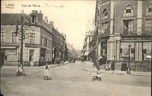 Lens Pas-de-Calais Rue de Paris Kat. Lens
