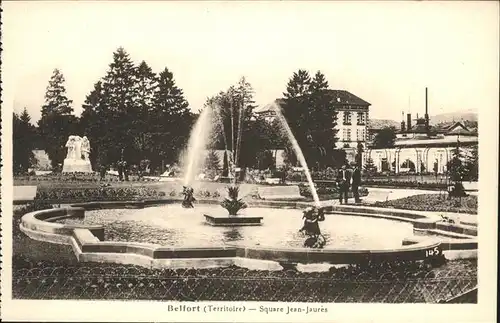Belfort Belfort Square Jean-Jaures Brunnen Kat. Belfort