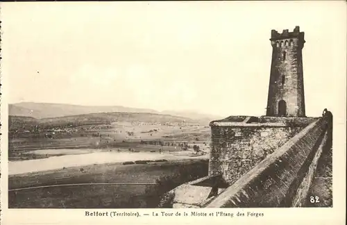 Belfort Belfort Tour de Miotte Etang des Forges Burg Kat. Belfort