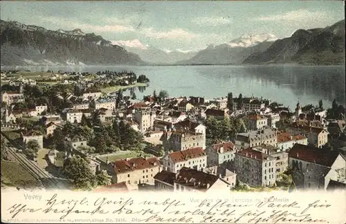 Vevey VD Totalansicht Kat. Vevey
