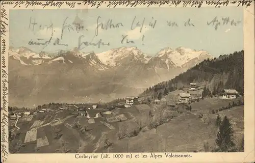 Corbeyrier Alpes Valaisannes Kat. Corbeyrier