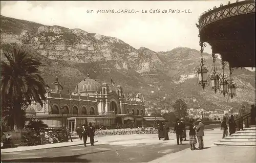 hw17381 Monte-Carlo Cafe de Paris Kategorie. Monte-Carlo Alte Ansichtskarten