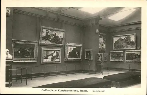 Basel BS oeffentliche Kunstsammlung Boecklinsaal Kat. Basel