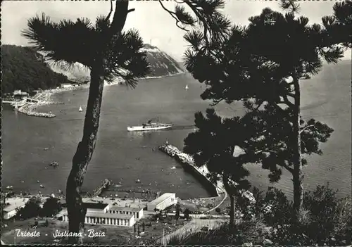 Trieste Sistiana Baia Schiff 