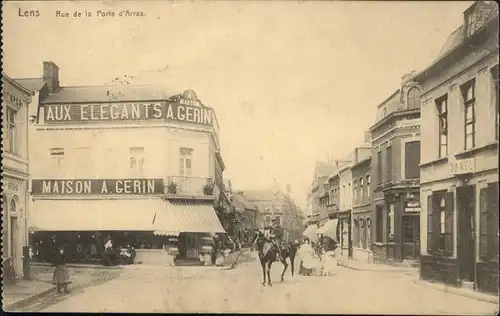 Lens Pas-de-Calais rue de la Porte d`Arras
