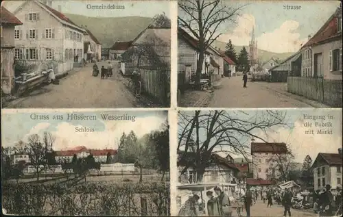 Wesserling Husseren Gemeindehaus
Fabrik
Schloss / Husseren-Wesserling /Arrond. de Thann