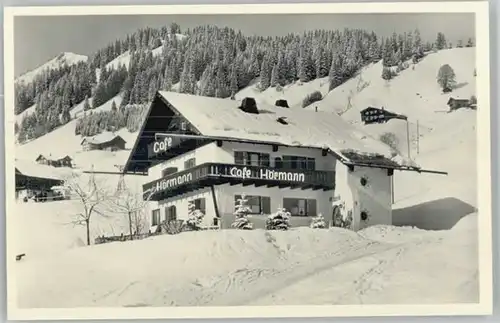 wd92504 Hirschegg Kleinwalsertal Vorarlberg Hirschegg Kleinwalsertal Cafe Hoermann * Kategorie. Mittelberg Alte Ansichtskarten