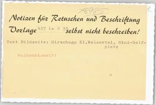 wd93369 Hirschegg Kleinwalsertal Vorarlberg Hirschegg Kleinwalsertal * Kategorie. Mittelberg Alte Ansichtskarten