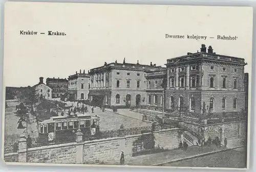 Krakau Krakow Krakau Bahnhof x / Polen /