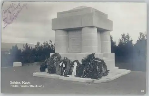 Serbien Serbija Serbien Nisch Helden Friedhof Denkmal x / Serbien /