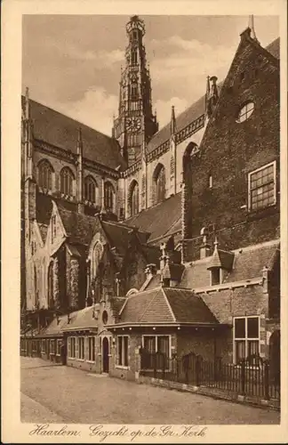 Haarlem Gezicht po de Kerk / Haarlem /