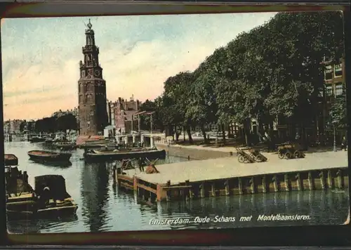 Amsterdam Niederlande Schans met Montelbaanstoren  / Amsterdam /