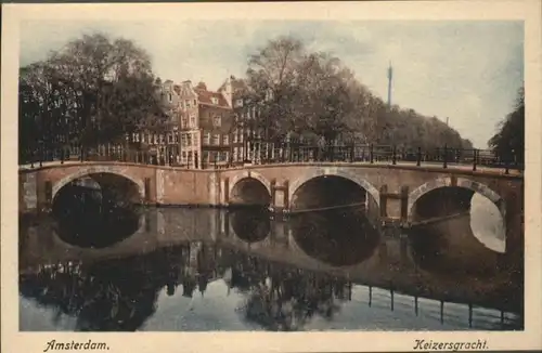 Amsterdam Niederlande Keizersgracht Bruecke / Amsterdam /